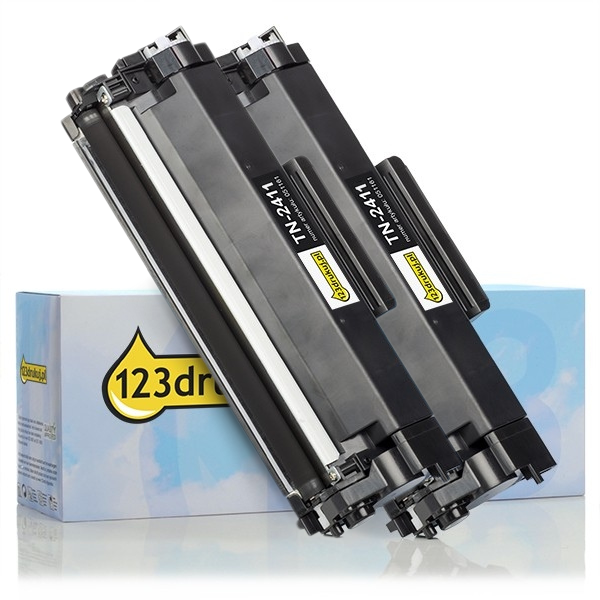 123drukuj zamiennik Brother TN-2411 toner czarny x2 (dwupak)  350109 - 1