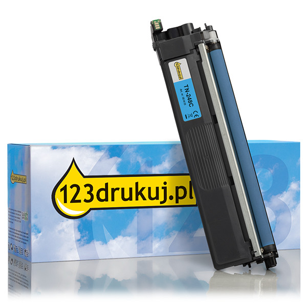 123drukuj zamiennik Brother TN-248C toner niebieski TN248CC 051415 - 1