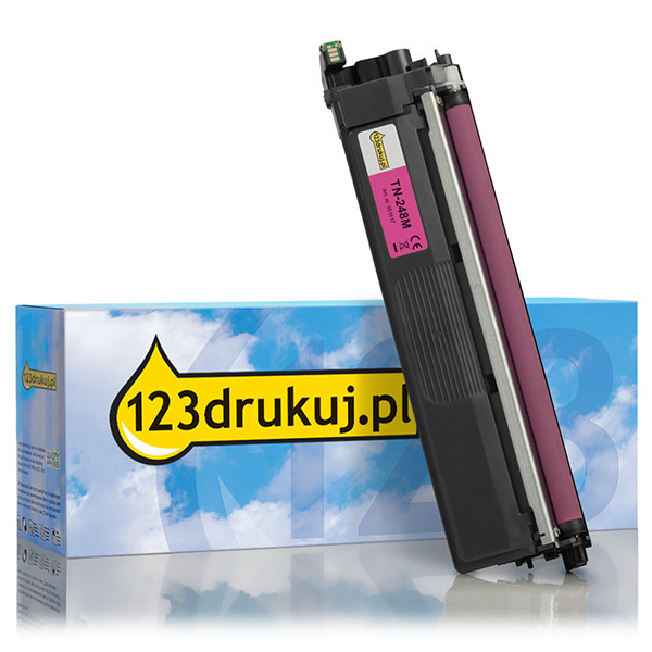 123drukuj zamiennik Brother TN-248M toner czerwony TN248MC 051417 - 1