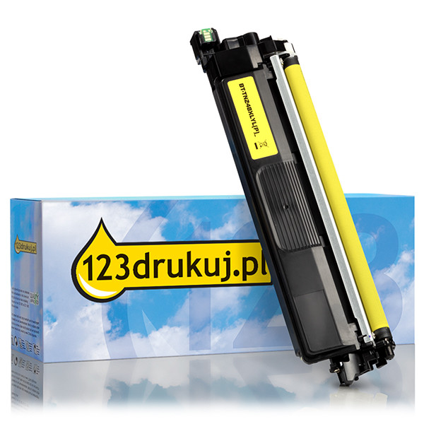 123drukuj zamiennik Brother TN-248XLY toner żółty, zwiększona pojemność TN248XLYC 051427 - 1