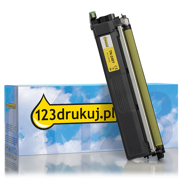 123drukuj zamiennik Brother TN-248Y toner żółty TN248YC 051419 - 1