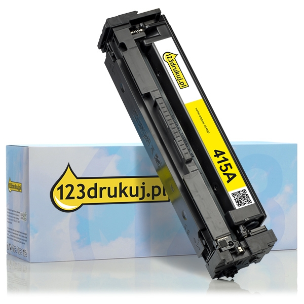 123drukuj zamiennik HP 415A (W2032A) toner żółty W2032AC 055443 - 1