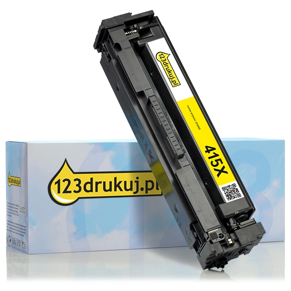 123drukuj zamiennik HP 415X (W2032X) toner żółty, zwiększona pojemność W2032XC 055445 - 1