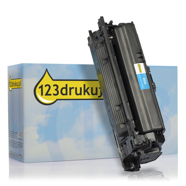 123drukuj zamiennik HP 653A (CF321A) toner niebieski CF321AC 054777 - 1