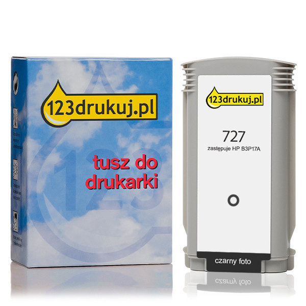 123drukuj zamiennik HP 727 (B3P17A) tusz foto czarny B3P17AC 044277 - 1