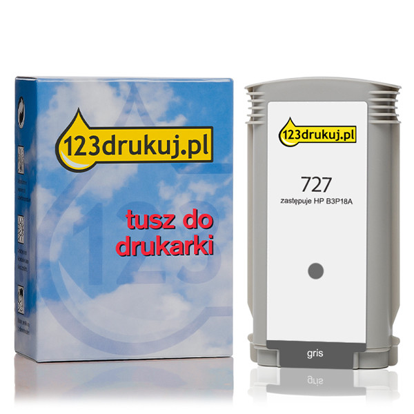 123drukuj zamiennik HP 727 (B3P18A) tusz szary B3P18AC 044285 - 1