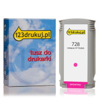 123drukuj zamiennik HP 728 (F9J62A) tusz czerwony F9J62AC 044487