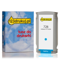 123drukuj zamiennik HP 728 (F9J63A) tusz niebieski F9J63AC 044485