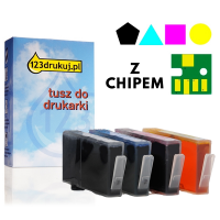 123drukuj zamiennik zestaw promocyjny HP 364XL czarny + 3 kolory (Z CHIPEM)  127314