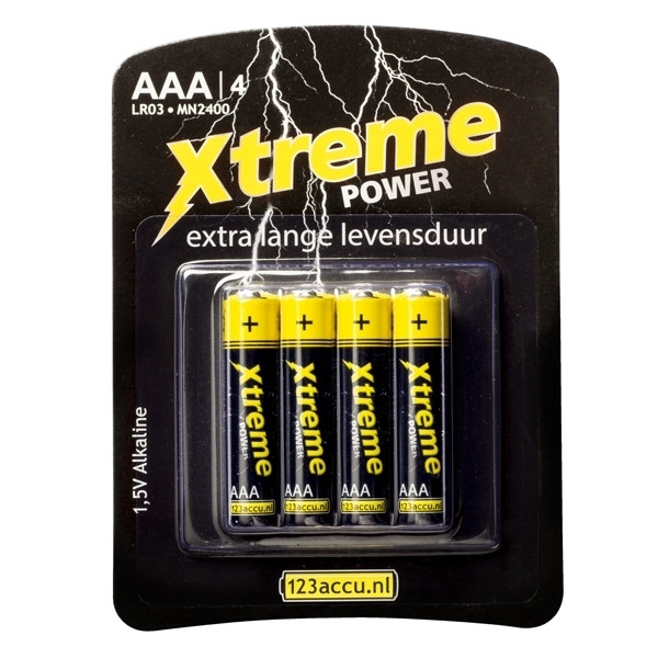 Baterie 123drukuj Xtreme Power MN2400 AAA, 4 szt. MN2400C ADR00008 - 1