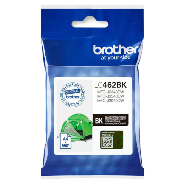 Brother LC-462BK tusz czarny, oryginalny LC462BK 051354 - 1