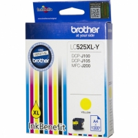 Brother LC525XL-Y tusz żółty, zwiększona pojemność, oryginalny LC525XL-Y 029138