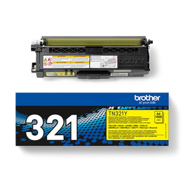 Brother TN-321Y toner żółty, oryginalny TN321Y 051020 - 1