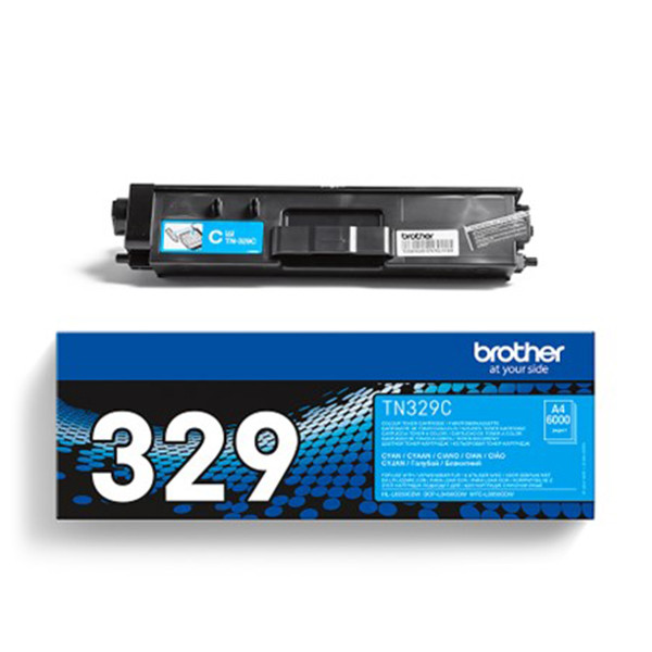 Brother TN-329C toner niebieski, ekstra zwiększona pojemność, oryginalny TN-329C 051038 - 1