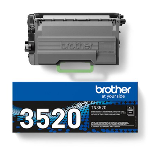 Brother TN-3520 toner czarny, ultra zwiększona pojemność, oryginalny TN-3520 051082 - 1