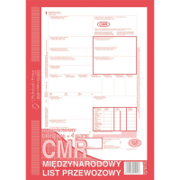 CMR międzynarodowy list przewozowy (numerowany) 800-2n 800-2N 246922