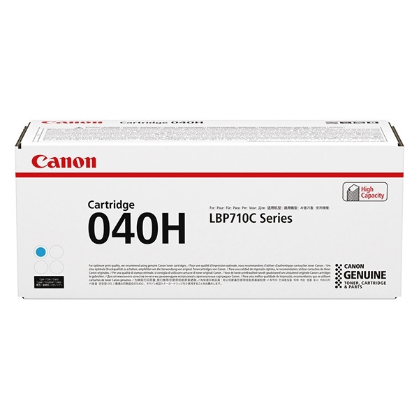 Canon 040H C toner niebieski, zwiększona pojemność, oryginalny 0459C001 017284 - 1