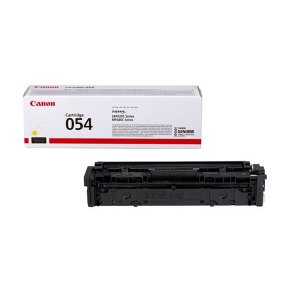 Canon 054 Y toner żółty, oryginalny 3021C002 070064 - 1