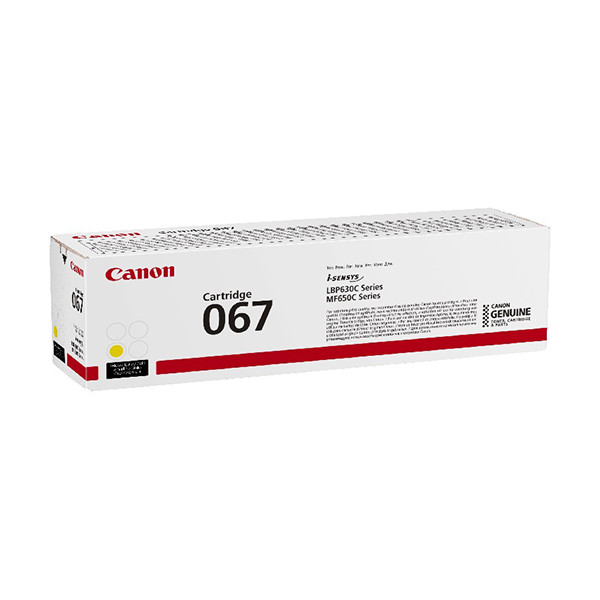 Canon 067 Y toner żółty, oryginalny 5099C002 094998 - 1