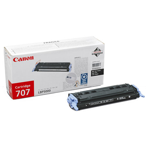 Canon 707 BK (CRG707BK) toner czarny, oryginalny 9424A004AA 071462 - 1