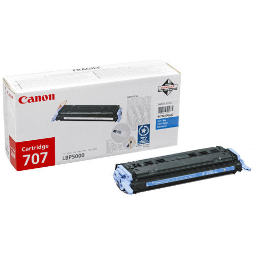 Canon 707 C (CRG707C) toner niebieski, oryginalny 9423A004AA 071464 - 1