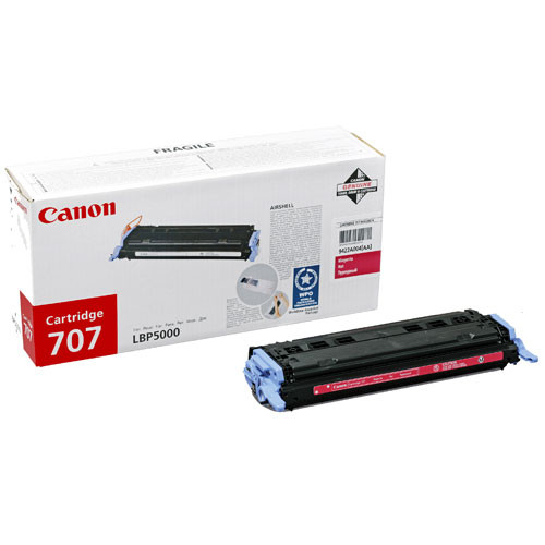 Canon 707 M (CRG707M) toner czerwony, oryginalny 9422A004AA 071466 - 1