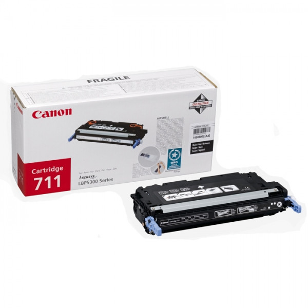 Canon 711 BK (CRG711BK) toner czarny, oryginalny 1660B002AA 070980 - 1