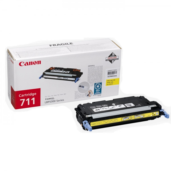 Canon 711 Y (CRG711Y) toner żółty, oryginalny 1657B002AA 070995 - 1