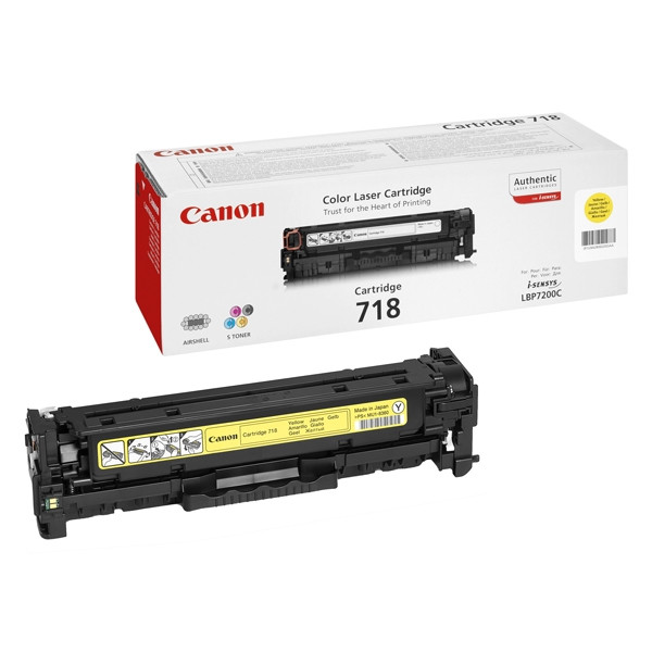 Canon 718 Y (CRG718Y) toner żółty, oryginalny 2659B002AA 070884 - 1