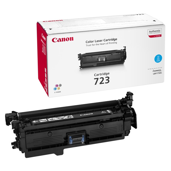 Canon 723 C (CRG723C) toner niebieski, oryginalny 2643B002 070842 - 1