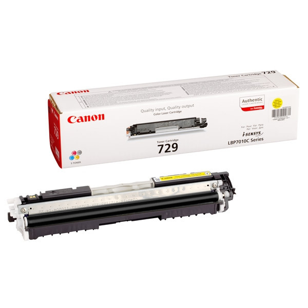 Canon 729 Y (CRG729Y) toner żółty, oryginalny 4367B002 070740 - 1