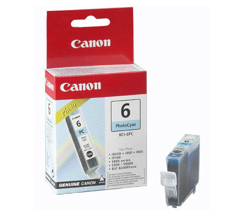 Canon BCI-6PC tusz foto niebieski, oryginalny 4709A002 011480 - 1