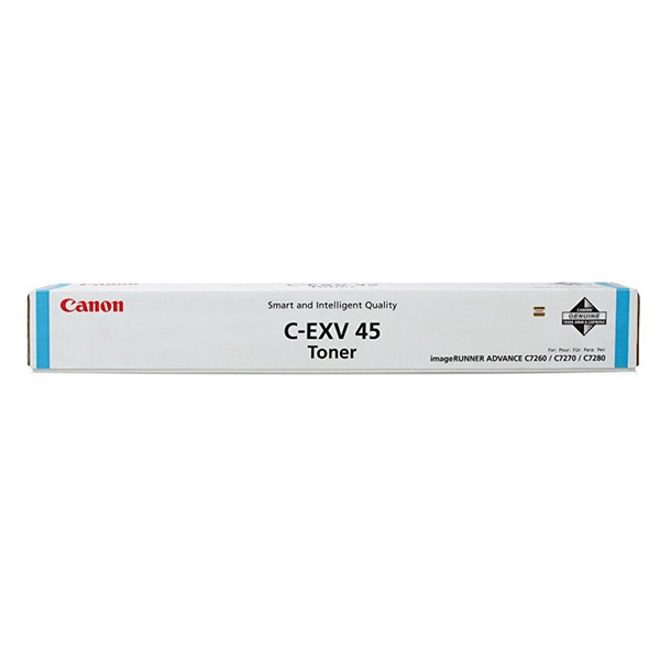 Canon C-EXV 45 C toner niebieski, oryginalny 6944B002 032240 - 1