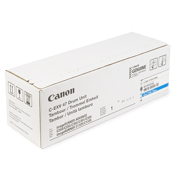 Canon C-EXV 47C bęben / drum niebieski, oryginalny 8521B002 017220 - 1