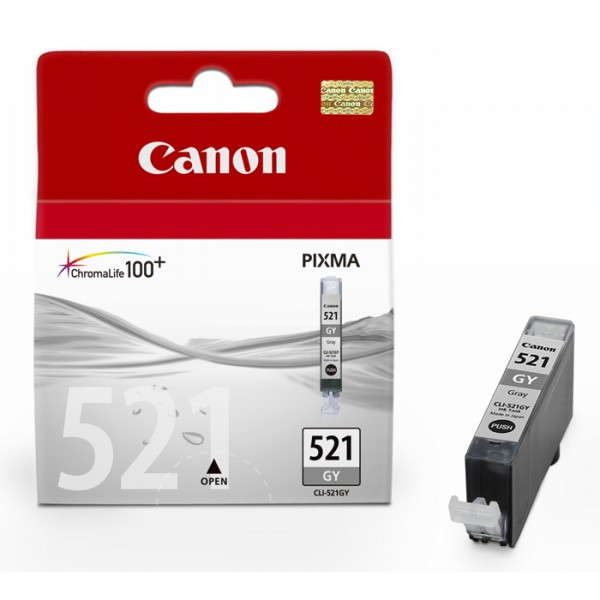 Canon CLI-521GY tusz szary, oryginalny 2937B001 018360 - 1