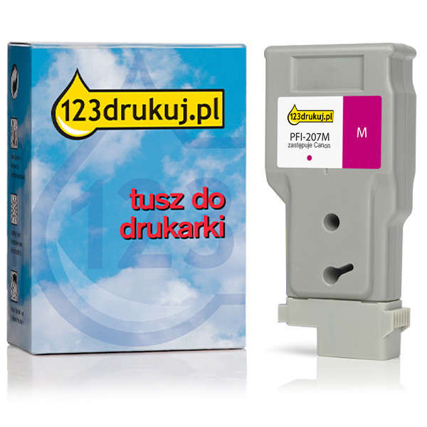 Canon PFI-207M tusz czerwony, wersja 123drukuj 8791B001C 018995 - 1