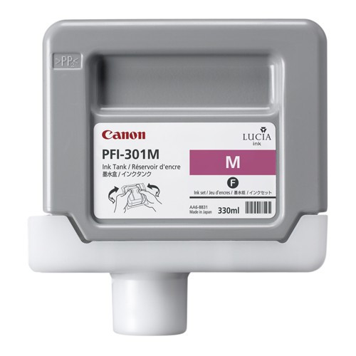 Canon PFI-301M tusz czerwony, oryginalny 1488B001 018286 - 1