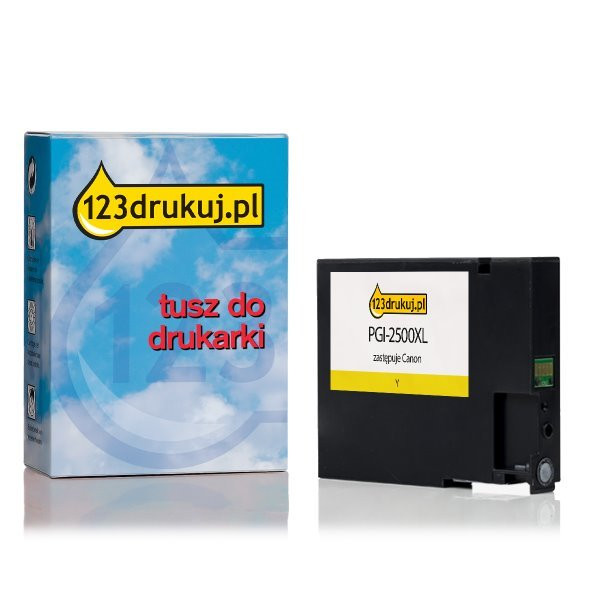 Canon PGI-2500XL Y tusz żółty o zwiększonej pojemności, wersja 123drukuj 9267B001C 018537 - 1