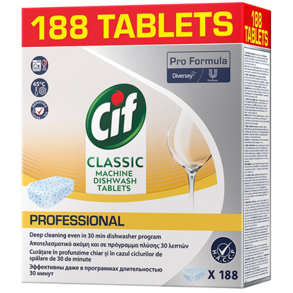 Cif Classic tabletki do zmywarki, 188 sztuk HG-813254 144752 - 1