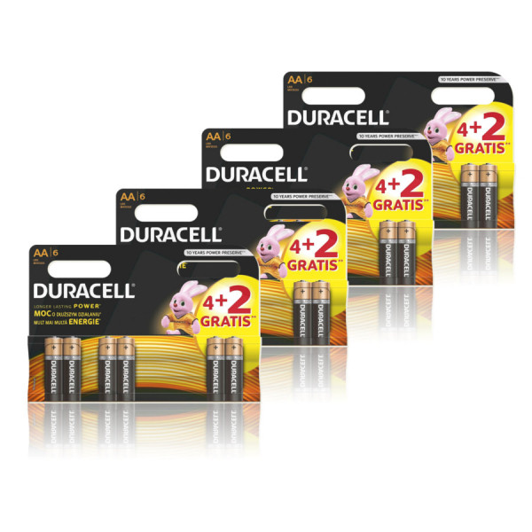 Duracell Baterie Duracell plus AA MN1500, 24 sztuki 24MN1500 204503 - 1