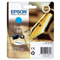 Epson 16 (T1622) tusz niebieski, oryginalny C13T16224010 C13T16224012 026522