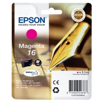 Epson 16 (T1623) tusz czerwony, oryginalny C13T16234010 C13T16234012 026524