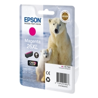 Epson 26XL (T2633) tusz czerwony, zwiększona pojemność, oryginalny C13T26334010 C13T26334012 026514