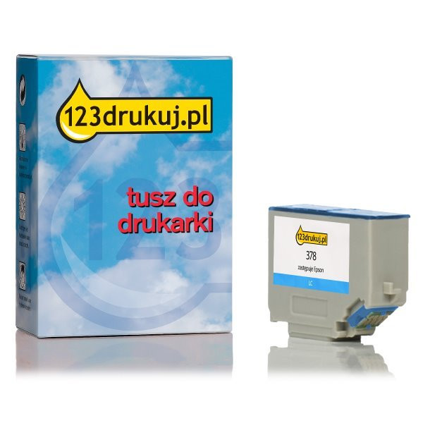 Epson 378 tusz jasnoniebieski, wersja 123drukuj C13T37854010C 027107 - 1