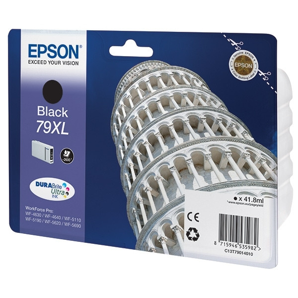 Epson 79XL (T7901) tusz czarny, zwiększona pojemność, oryginalny C13T79014010 026652 - 1