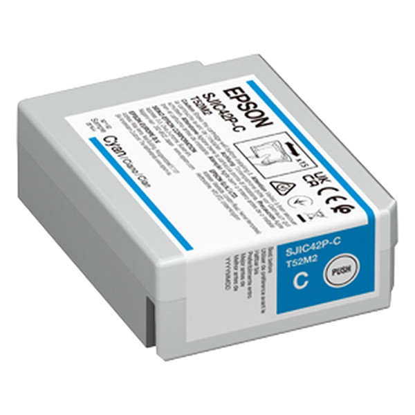 Epson C13T52M240 tusz niebieski, oryginalny C13T52M240 084330 - 1