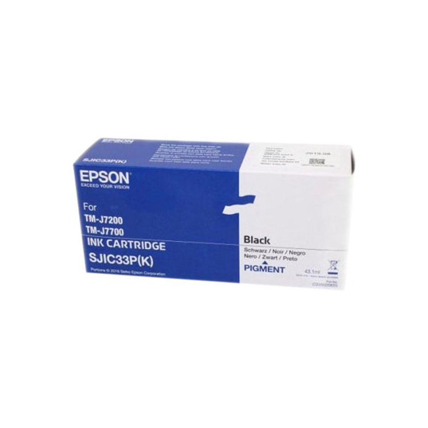 Epson S020655 (SJIC33P) tusz czarny, oryginalny C33S020655 083406 - 1