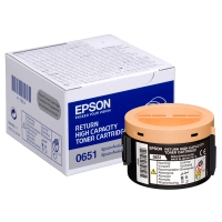 Epson S050651 toner czarny, zwiększona pojemność, oryginalny C13S050651 028262