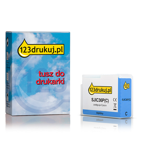 Epson SJIC36P(C) tusz niebieski, wersja 123drukuj C13T44C240C 083609 - 1