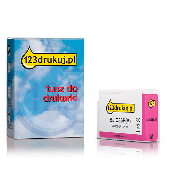 Epson SJIC36P(M) tusz czerwony, wersja 123drukuj C13T44C340C 083611 - 1